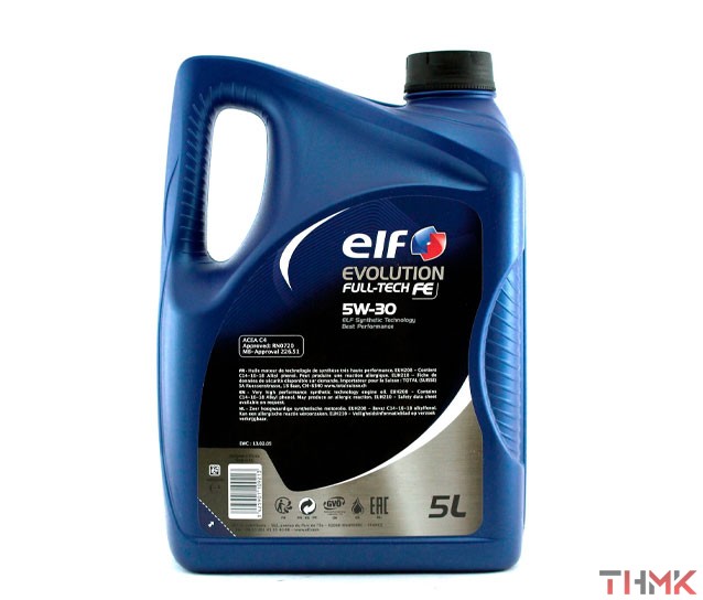 Масло моторное ELF EVOL FULLTECH FE 5w30 5 л, (DPF)